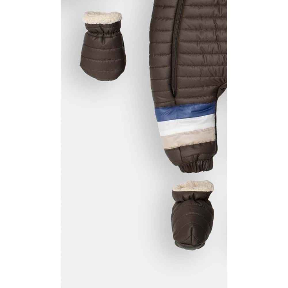 Kayak Tulum Bebe Kayak Kıyafeti -Kışlık - Haki - 18-24 AY - 2103021-Haki-18-24 AY