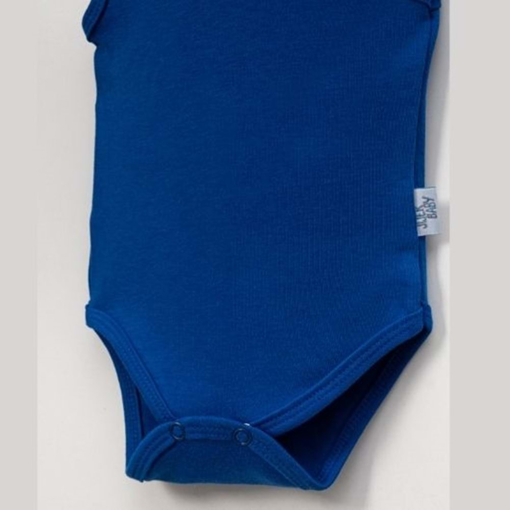 Jijek Baby Pamuk 3lü Kolsuz Bebek Body – Yumuşak,Rahat - saks - 4 YAŞ