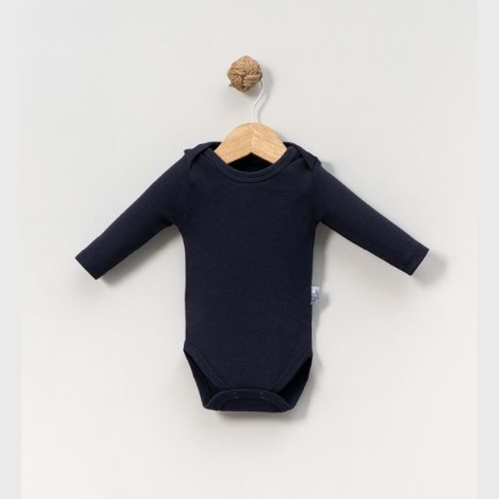 Jijek Baby Pamuk 3 Lü Uzunkollu Bebek Body – Yumuşak,Rahat