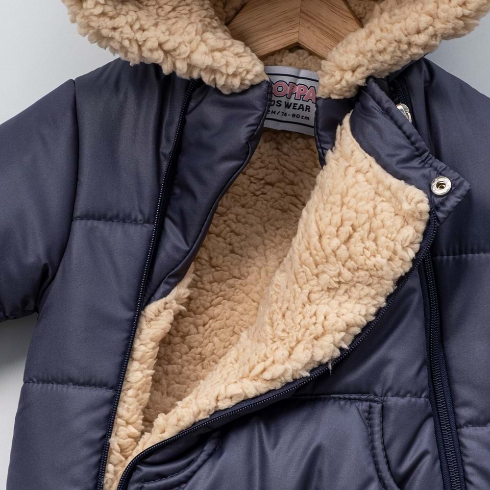 Kayak Tulum Bebe Kayak Kıyafeti -Kışlık - Lacivert - 24-36 AY