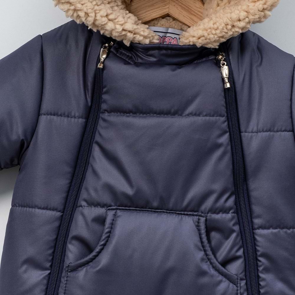 Kayak Tulum Bebe Kayak Kıyafeti -Kışlık - Lacivert - 9-12 AY