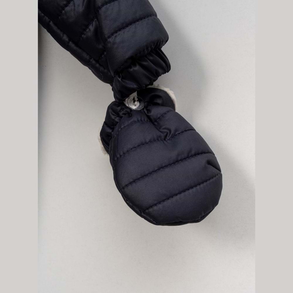 Kar Tulumu Bebe Kayak Tulum Cepli -Kışlık - Lacivert - 12-18 AY - 5101084-Lacivert-12-18 AY