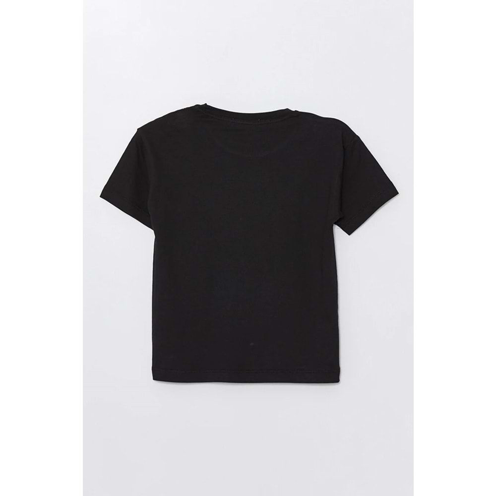 Run Baskılı Penye Şort- T-Shirt Kız-Erkek Takım - Coppa - Siyah - 3 YAŞ - FRND00000002-50