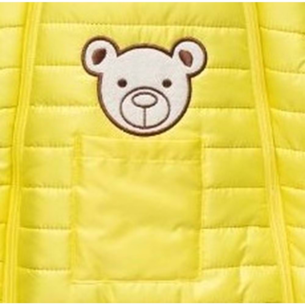 Bebe Kar Tulumu Kayak Tulum Cepli Ayıcık Nakışlı Kışlık FRND36