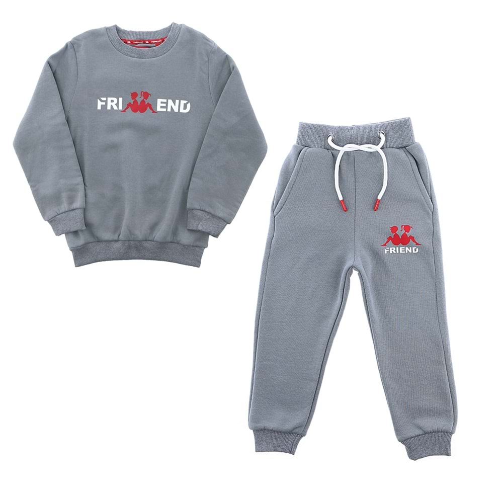 Friend Baskılı 3 İp Mevsimlik Kız-Erkek Takım