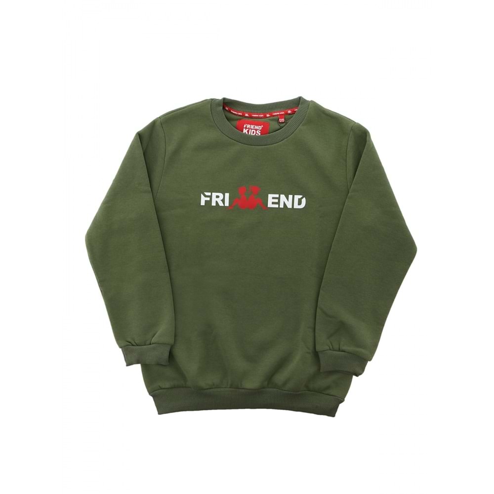 Friend Baskılı 3 İp Mevsimlik Kız-Erkek Sweet-Tek Üst