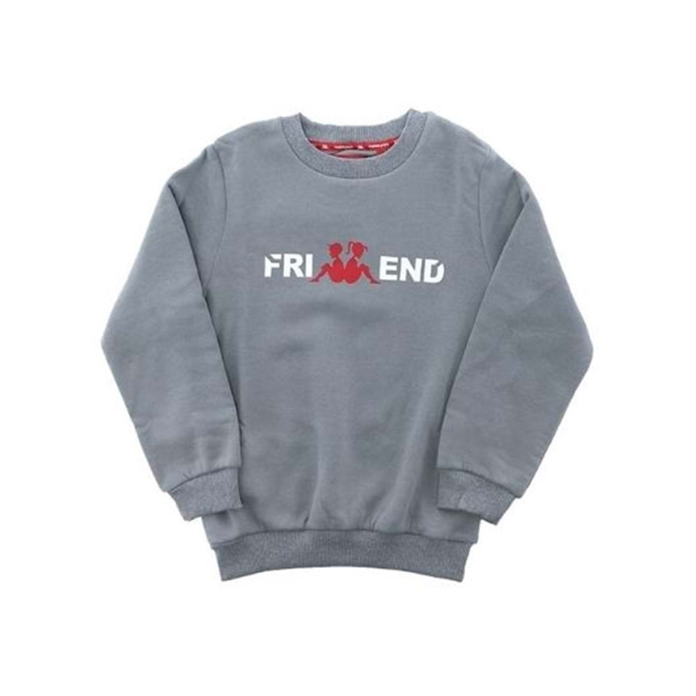 Friend Baskılı 3 İp Mevsimlik Kız-Erkek Sweet-Tek Üst