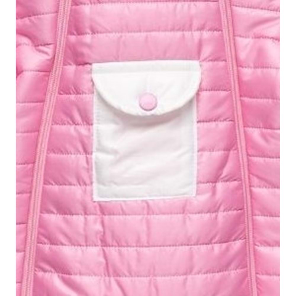 Kayak Tulum Cepli Trenyolu Kapitone Versoftlu-Kışlık-Pembe - 24-36 AY