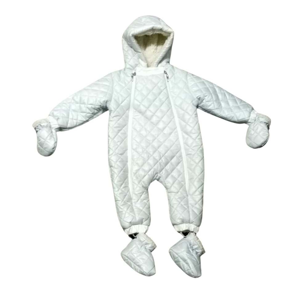 Kayak Tulum Bebe Kayak Kıyafeti Panda Baskılı -Kışlık