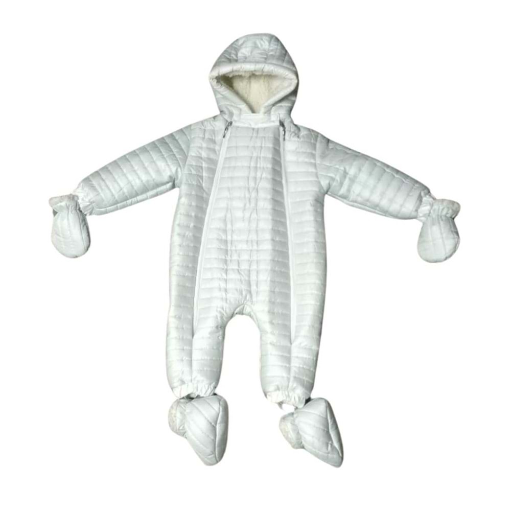 Kayak Tulum Bebe Kayak Kıyafeti Panda Baskılı -Kışlık