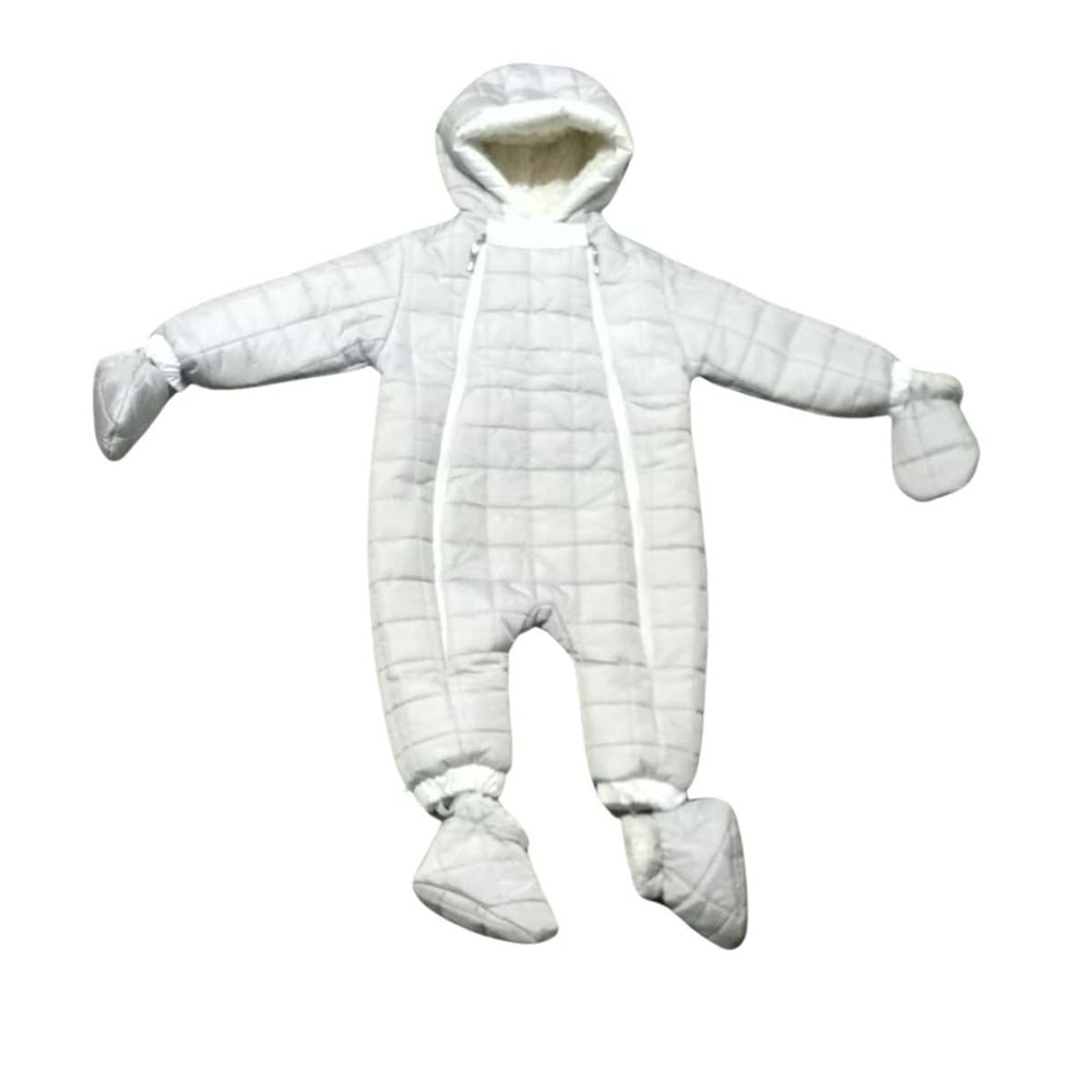 Kayak Tulum Bebe Kayak Kıyafeti Panda Baskılı -Kışlık