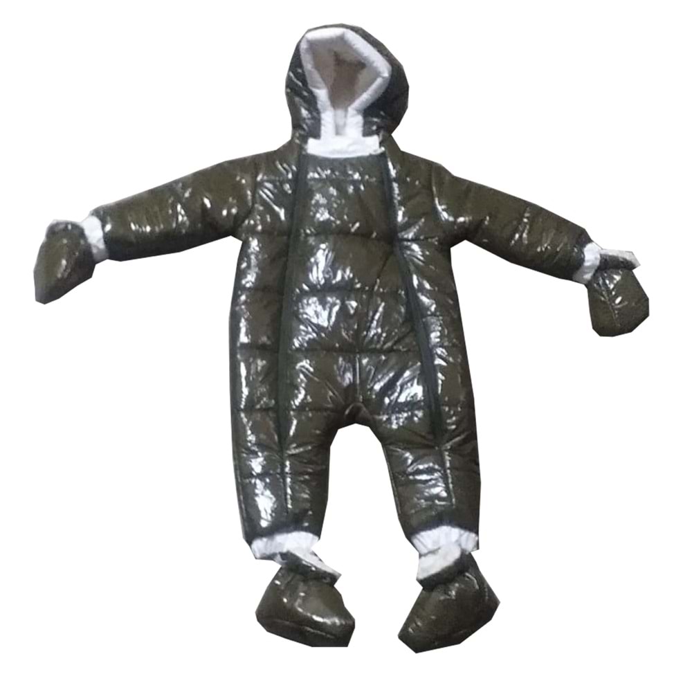 Kayak Tulum Bebe Kayak Kıyafeti Kışlık - Coppa Kids - Kozmonot - Haki - 24-36 AY