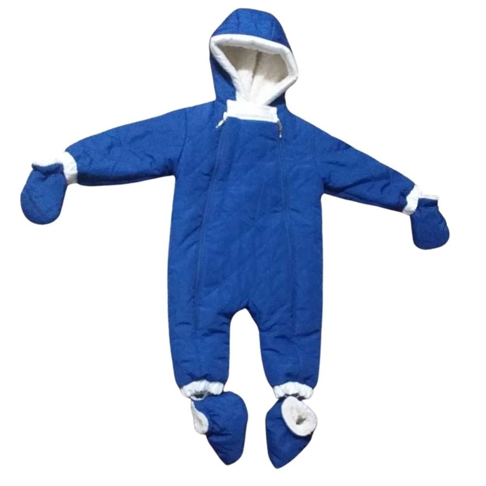 Kayak Tulum Bebe Kayak Kıyafeti Kışlık - Coppa Kids - Kozmonot - Mavi - 24-36 AY