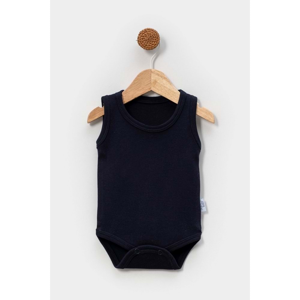 5 li Zıbın Bebek Askılı Çıçıtlı Body - Jijek Baby - çıtçıtlı body - Lacivert - STANDART - FRND00000096-Lacivert-STANDART