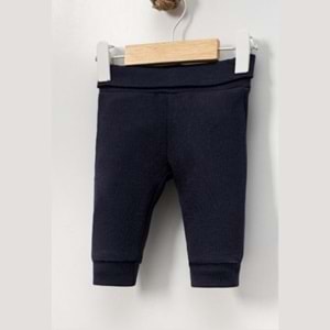 Jijek Baby Penye Pantolon | Rahat Esnek Günlük - Lacivert - 9-12 AY