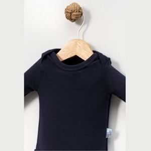 Jijek Baby Pamuk 3 Lü Uzunkollu Bebek Body – Yumuşak,Rahat - Lacivert - 3 YAŞ