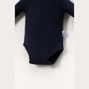Jijek Baby Pamuk 3 Lü Uzunkollu Bebek Body – Yumuşak,Rahat - Lacivert - 4 YAŞ