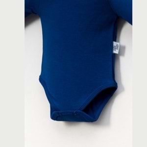 Jijek Baby Pamuk 3 Lü Uzunkollu Bebek Body – Yumuşak,Rahat - saks - 24-36 AY - 5001088-saks-24-36 AY