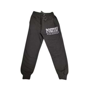 Pozitif Baskılı Pamuklu Beli Fırfırlı Pantolon FRND00000023 - Siyah - 7 YAŞ - FRND00000023-345