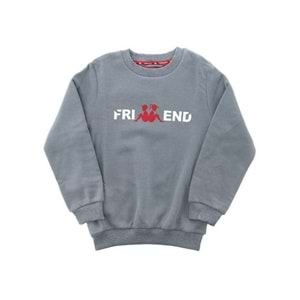 Friend Baskılı 3 İp Mevsimlik Kız-Erkek Sweet-Tek Üst