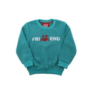 Friend Baskılı 3 İp Mevsimlik Kız-Erkek Sweet-Tek Üst