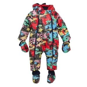 Kayak Tulum Bebe Kayak Kıyafeti Kışlık-FRND81 - Desenli - 9-12 AY