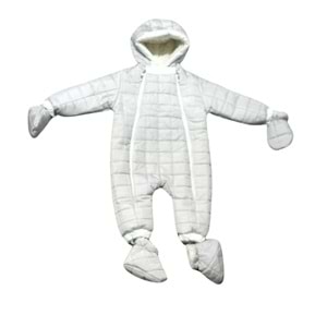 Kayak Tulum Bebe Kayak Kıyafeti Panda Baskılı -Kışlık