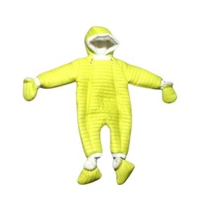 Kayak Tulum Bebe Kayak Kıyafeti Panda Baskılı -Kışlık