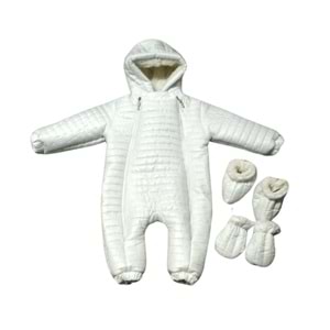 Kayak Tulum Bebe Kayak Kıyafeti Panda Baskılı -Kışlık