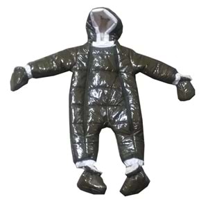 Kayak Tulum Bebe Kayak Kıyafeti Kışlık - Coppa Kids - Kozmonot - Haki - 24-36 AY