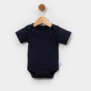 Jijek Baby 3 Lü Kısakollu Bebek Body – Yumuşak,Rahat - SAKS-LACİVERT-TURKUAZ - 24-36 AY