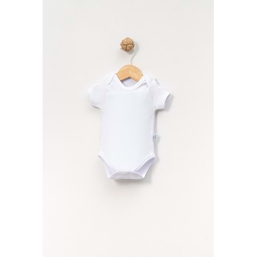 Jijek Baby Pamuk 3lü Kısa Kollu Bebek Body – Yumuşak,Rahat