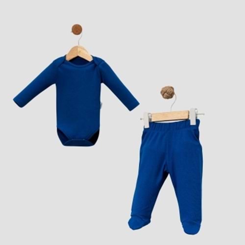 Erkek Bebek 2’li Takım Uzun Kollu Body ve Alt - saks - 24-36 AY - FRND000000095-saks-24-36 AY
