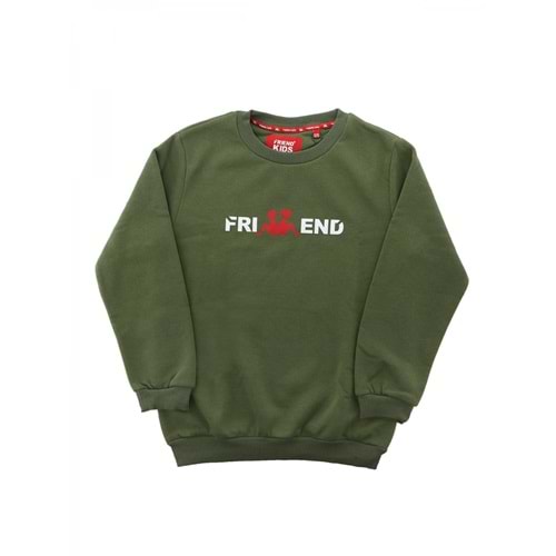 Friend Baskılı 3 İp Mevsimlik Kız-Erkek Sweet-Tek Üst