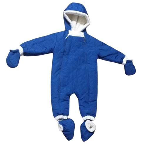 Kayak Tulum Bebe Kayak Kıyafeti Kışlık - Coppa Kids - Kozmonot - Mavi - 24-36 AY