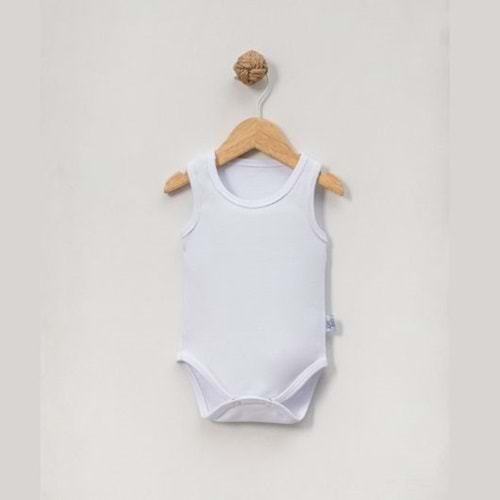 Jijek Baby Pamuk 3lü Kolsuz Bebek Body – Yumuşak,Rahat - Beyaz - 3 YAŞ