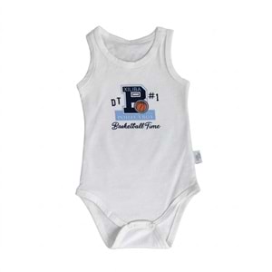 Erkek Bebek Basketbol Temalı Atlet Body - Zıbın