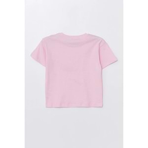 Run Baskılı Penye Şort- T-Shirt Kız-Erkek Takım - Coppa - Pembe - 4 YAŞ - FRND00000002-43